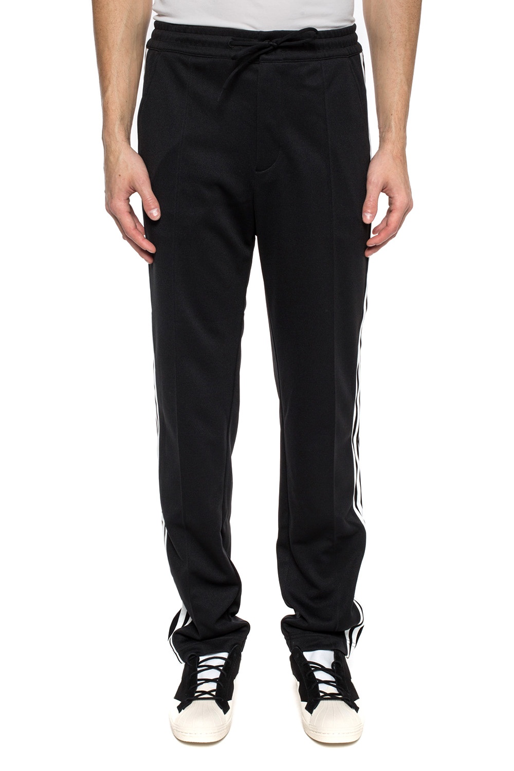 Y-3 Yohji Yamamoto 3-stripes track pants | Men's Clothing | Vitkac